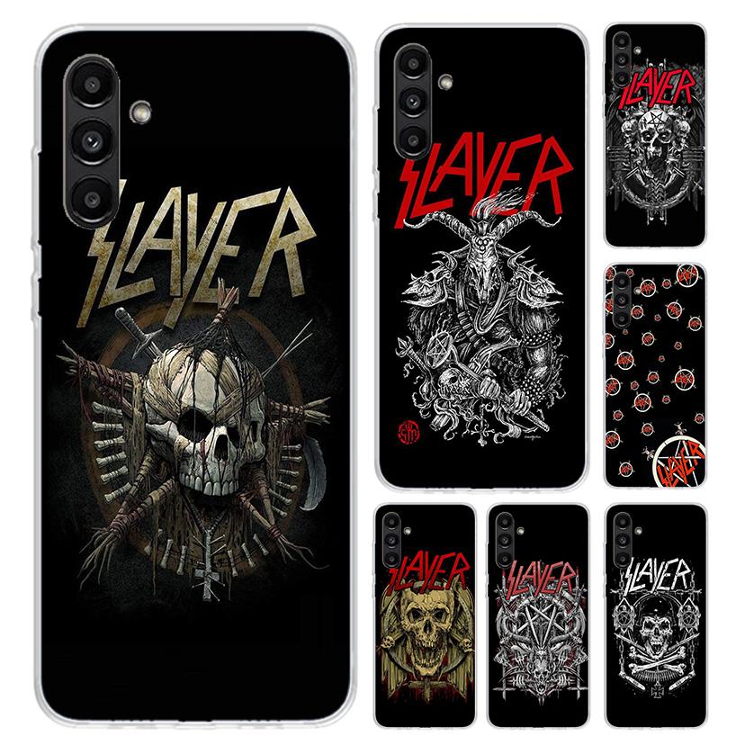 Slayer Heavy Metal Rock Band Phone Case for Samsung Galaxy A17 A16 A37 A26 A36 A57 A56 A15 A25 A35 A55 A14 A24 A34 A54 A13 A23 A
