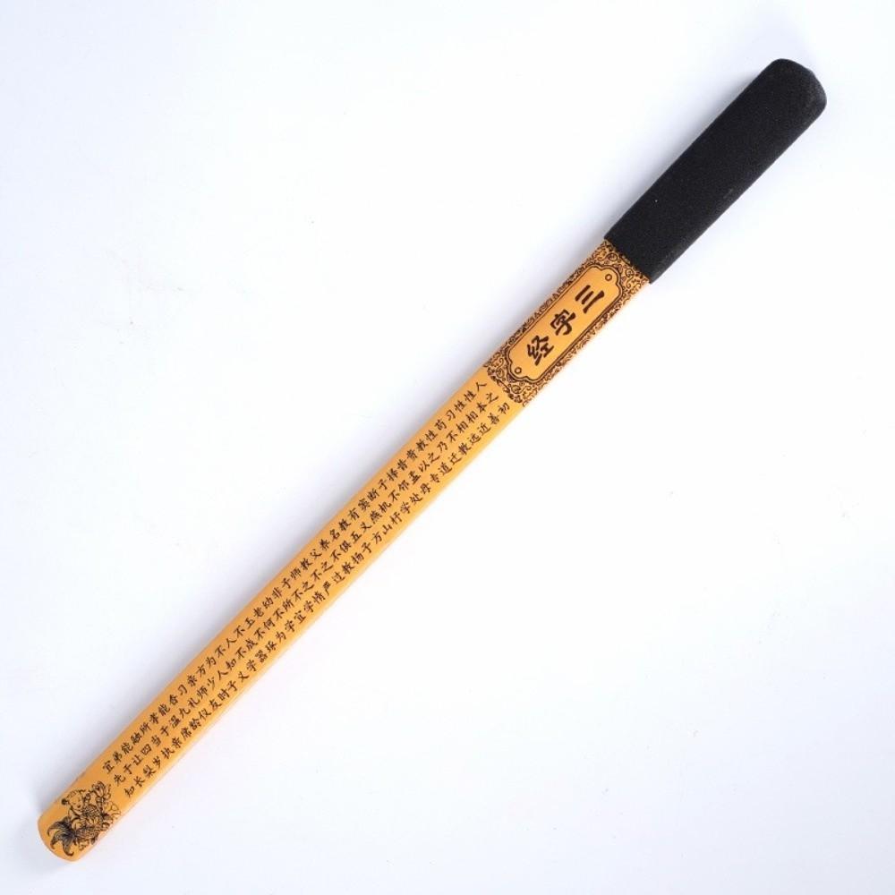 Thickened Handle Bamboo Teaching Ruler Double Layer Design Teachers Guiding Ruler Teacher Gift 1