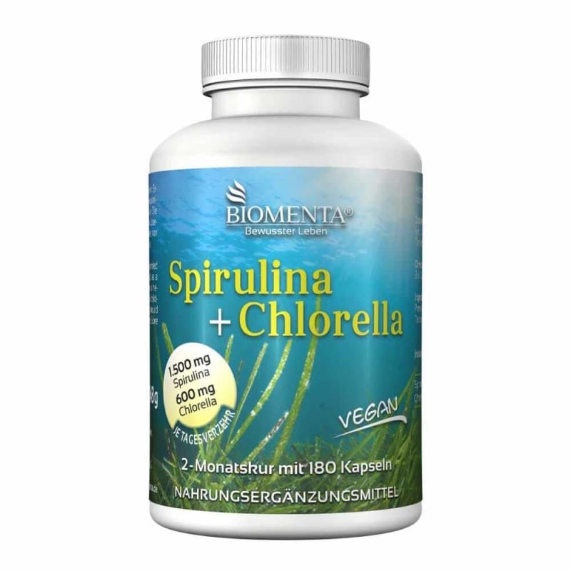 

BIOMENTA Spirulina + Chlorella 90 Capsules