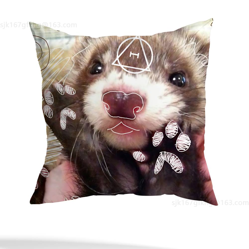 Kissenbezug mit dem neuen Therian-Delta-Symbol, Wohnzimmer-Sofa-Kissenbezug, Schlafzimmer-Bettkissenbezug, Heimdekoration