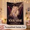 Custom Personalized Tapestry,Sabrina Carpenter Print Custom Name Text Wall Art Hanging for Bedroom