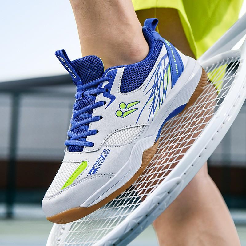 Scarpe Unisex da Badminton Uomo Donna Leggere Traspiranti Scarpe da Allenamento con Ammortizzazione Suola in Gomma Antiscivolo
