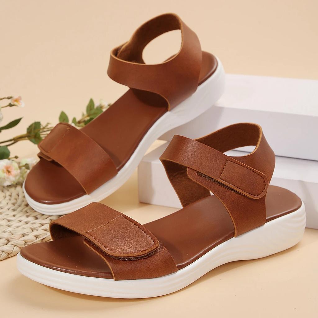 Fashion 2025 New Summer Sandals Travel Women Shoes New Sandal Sole Durable Sandal Ladies Outdoor Beach Slippers Platform Sandales Femme