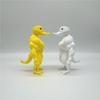Animal Cute Muscle Duck Statue 3D Printed Duck Sculpture Novelty Desktop Ornament Multi-Functional Indoor And Outdoor Decoration