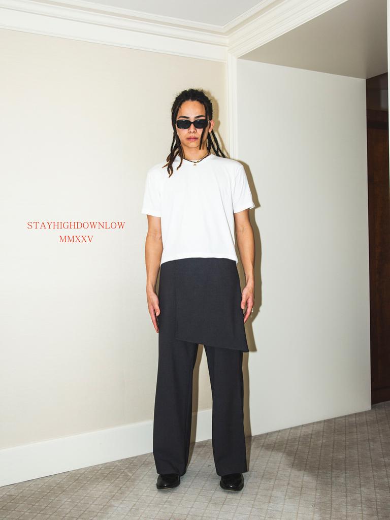 GOZER Cotton Cropped T-Shirt_White