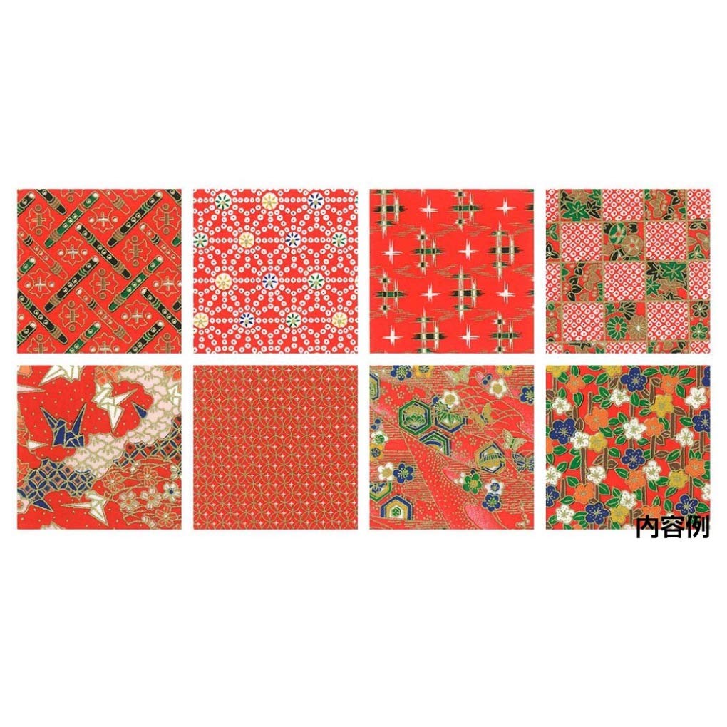 Toyo Japanese paper Chiyogami square 8 patterns 80 sheets 012005 7.5cm
