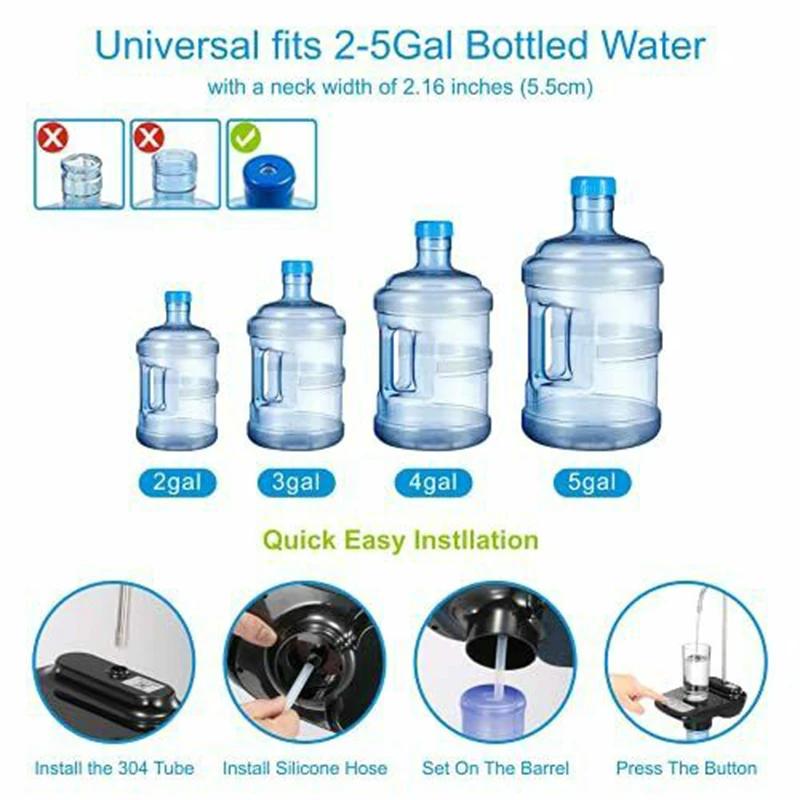 Electric Water Dispenser Pump Portable Automatic USB Table Bucket Barreled Water Pumps Wireless Universal DrinkIng Bottle Pump