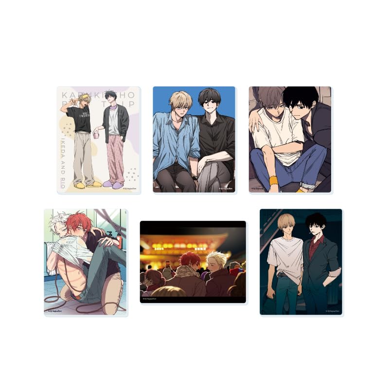 Kabukicho Bad Trip 01 Newly Drawn Acrylic Card Complete Set of [Official & Illustrations] (Box 6)