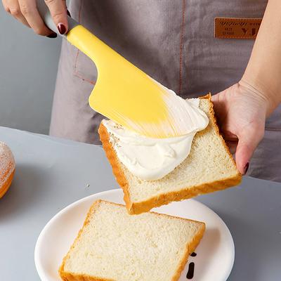 Bardzo duży skrobak do pieczenia silikonu 34Cm nieprzywierająca szpatułka do masła gładsza rozrzutnik żaroodporny skrobak do ciastek