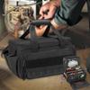 Tear Resistant Multiple Pocket Polyester Tool Organizer Multifunctional Electrician Tool Storage Bag with Side Lanyard