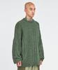 AJOBYAJO Velvet Cable Stitch Sweater [Khaki]