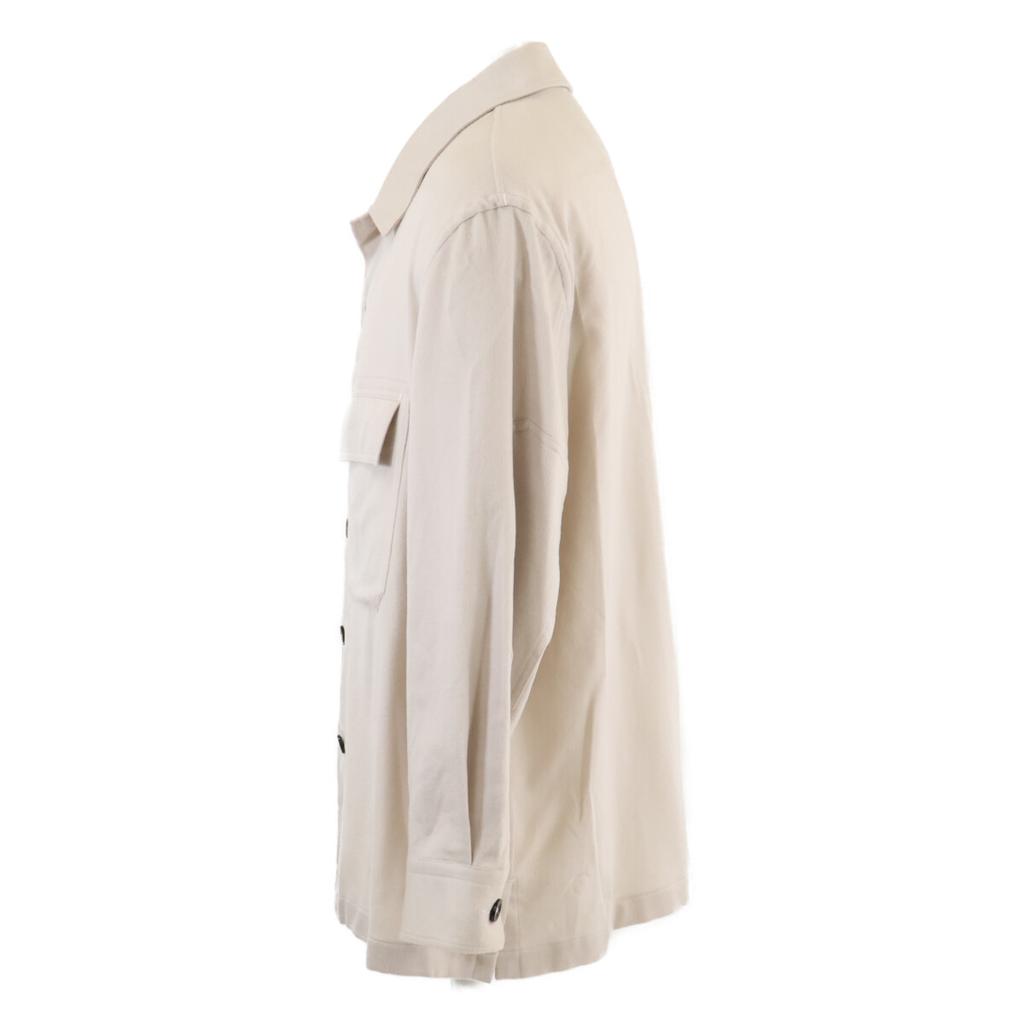 ZEGNA [Excellent Condition/Domestic Authentic] Oasi Cashmere Aiba Cashmere Oversized Long Sleeve Shirt/ tops XL IvoryUsed