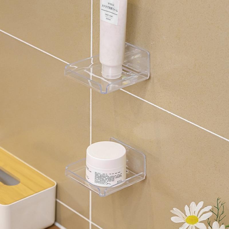 Efficient Wall-Mounted Bracket Acrylic Soap Support for Security Monitorings
