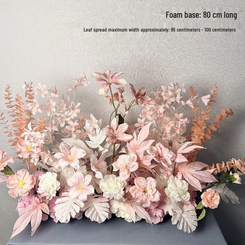 Silk Eucalyptus Wedding Table Runner: Floral Arrangement & Engagement Decor