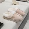 Women's High-Top Cotton Slippers, Winter Non-Slip Indoor/Outdoor, Thick Plush, Full-Wrap, Casual Warm Shoes