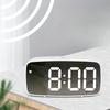 Creative Mirror Alarm Clock Multi Function LED Clock Makeup Mirror Alarm Clock Battery Plug In Dual Purpose Alarm Clock
