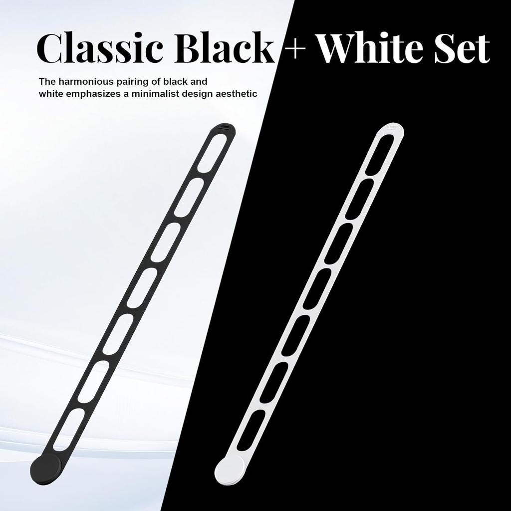 Universal Silicone Latch Strap 2-Pack, Self-Locking Lid Holder for Slow Cookers and Pots, Spill-Resistant Travel Accessory, Yoga Mat Strap and Cord