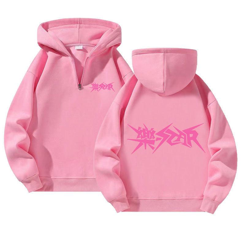 Reißverschluss-Hoodie für Männer und Frauen 1/4 Reißverschluss-Pullover Sweatshirt