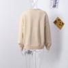 Women Sweaters Knit Basic Pullover Long Sleeve Round Neck Solid Spring Streetwear Knitwear Loose Elegant Jumper Female Tops