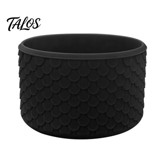 Portable Bottle Sleeve for Commute Silicone Cup Boot, Fish Scale Pattern Decor, Soft Elastic Water Protector Protective Sleeve, Anti-Slip Bottom Cover