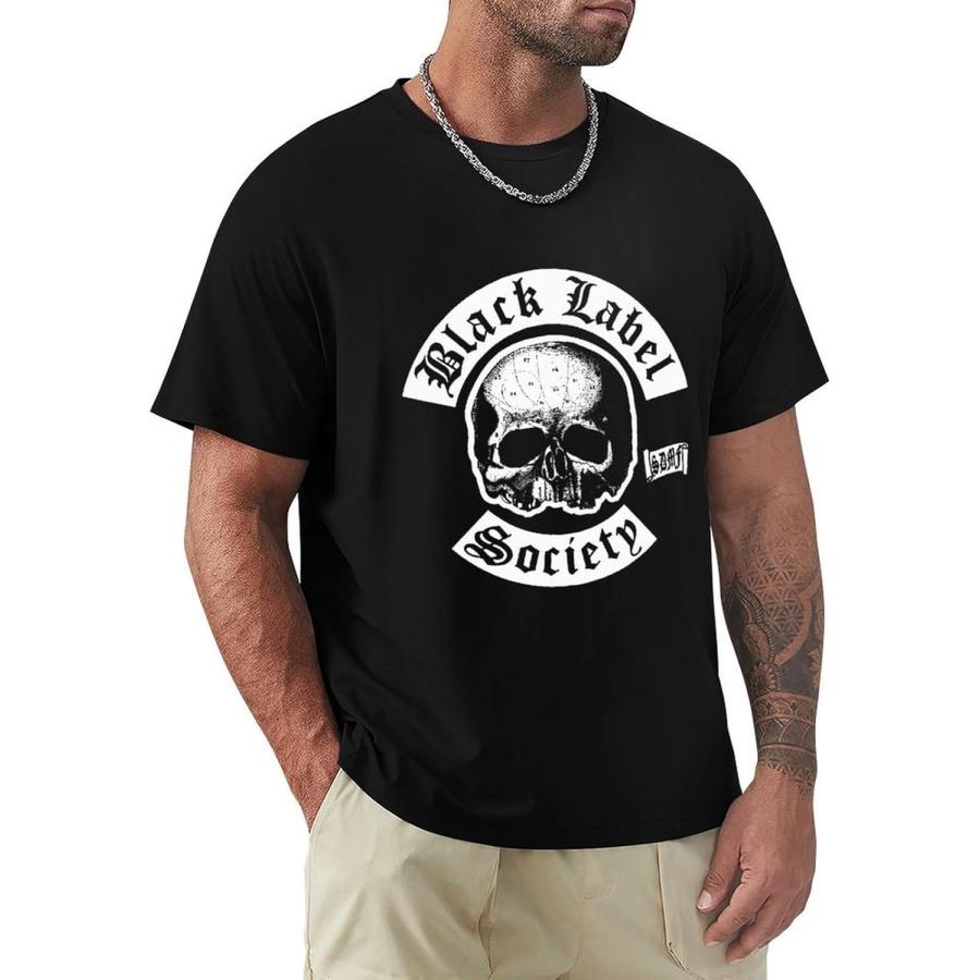 MENPULAM Black Label Society Mens T-Shirt Hipster Print Black Label Society T Shirt Short Sleeve Tees Top(2) XXXXXL разноцветный