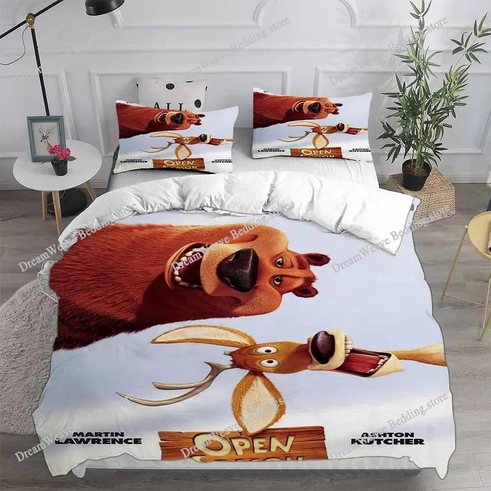 New Open Season Bedding Sets EU Singel US Twin Comforter Quilt Bed Cover Duvet Cover Pillow Case Kids Adult Size Luxury Gift