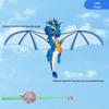 Weifang Dynamic Handheld Fishing Rod Kite - Fluttering Lightweight Mini Kite, Easy To Fly In Light Breeze