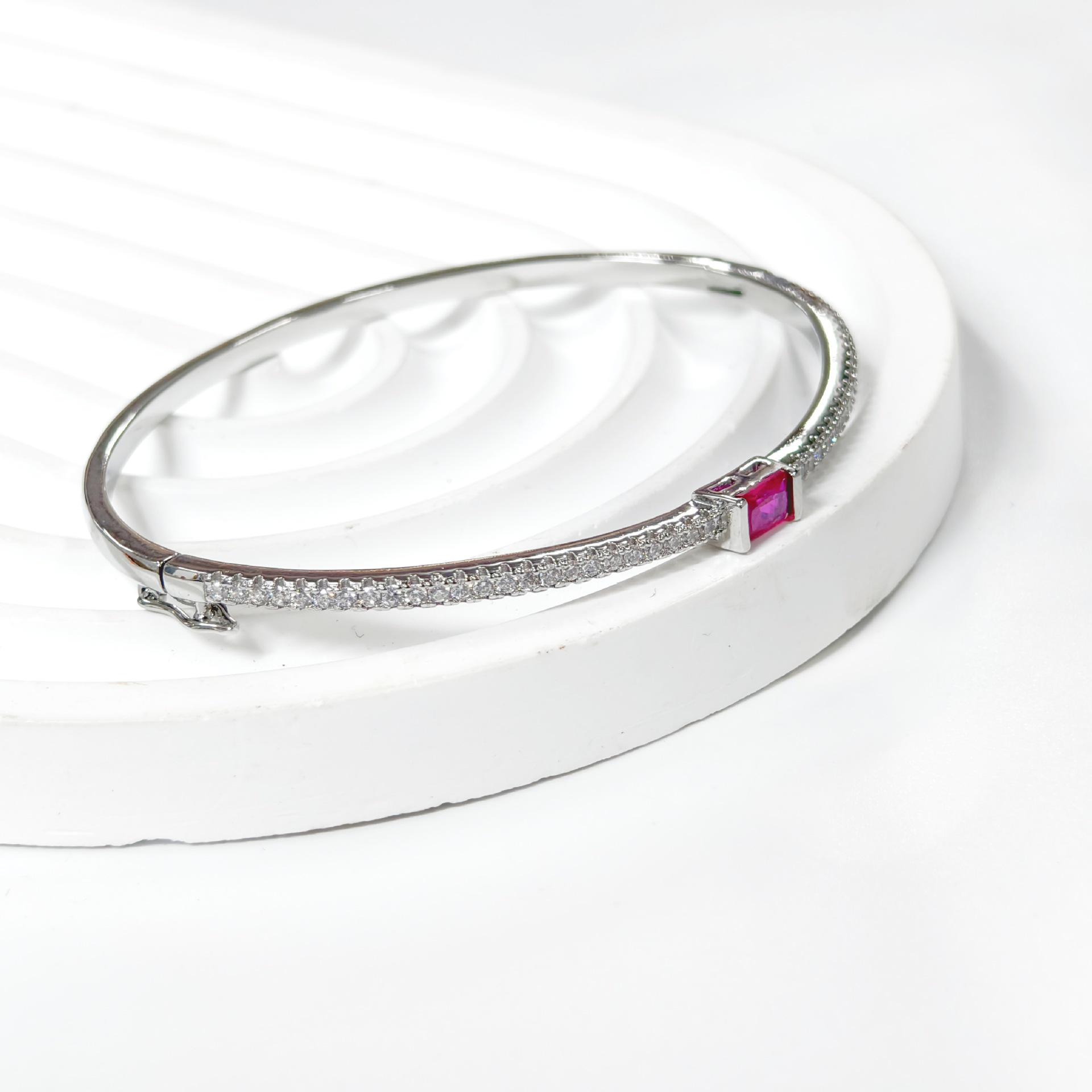 Gusen Jewelry: Классический европейский и американский минималистичный серебряный браслет - Универсальный японский и корейский стиль.