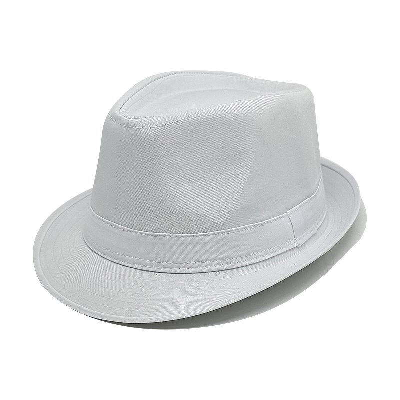Panama Einfarbiger Topper Jazzhut Sonnenhut Herren Damen Paar Paar Britischer Sonnenhut