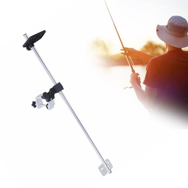 360 Degree Rotating Holder Transducer Bracket Fish Finder Mount Aluminum Transducer Mount Bracket Quick Removal