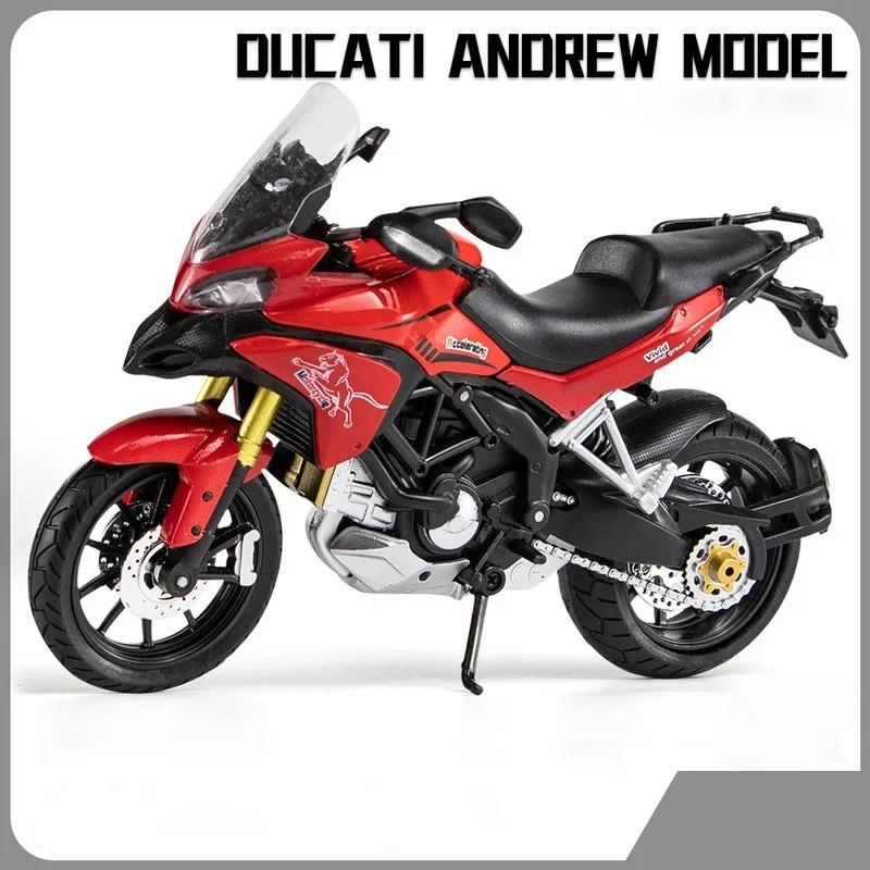 1/12 Ducati MTS Enduro Motorcycle Model Diecast Toy Vehicles Collection Autobike Shork-Absorber Off Road Autocycle Toys Car Gift