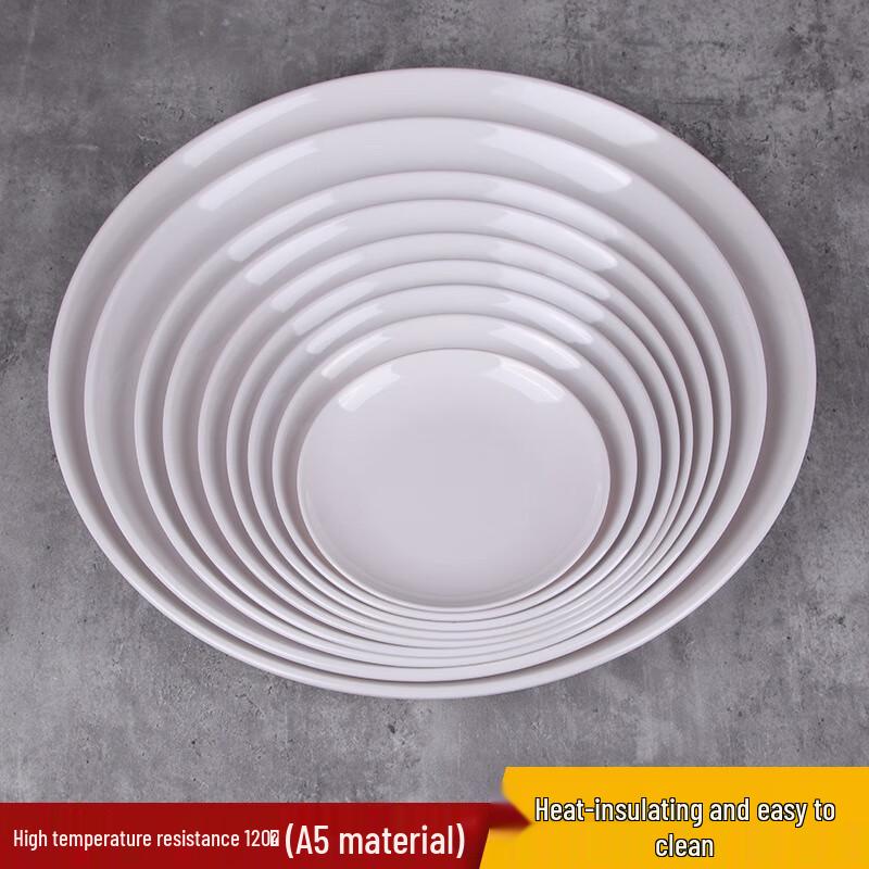 Xi Dien 7-inch Round Melamine Dinner Plate