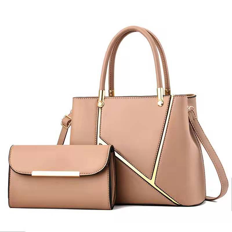 

2-Piece Single Shoulder Bags Fashion Women Leather Messenger Сумки Сумки и кошелек