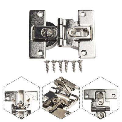 Silver Folding Door Hinge Zinc Alloy 180 Parallel Hinges