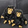 Chimpanzee Plush Doll Emotional Support Monkey Plush 9.84 Inch Soft Stuffed Animal Pillow Boxing Monkey Cuddle Buddy Stress Relief Comfort Toy for