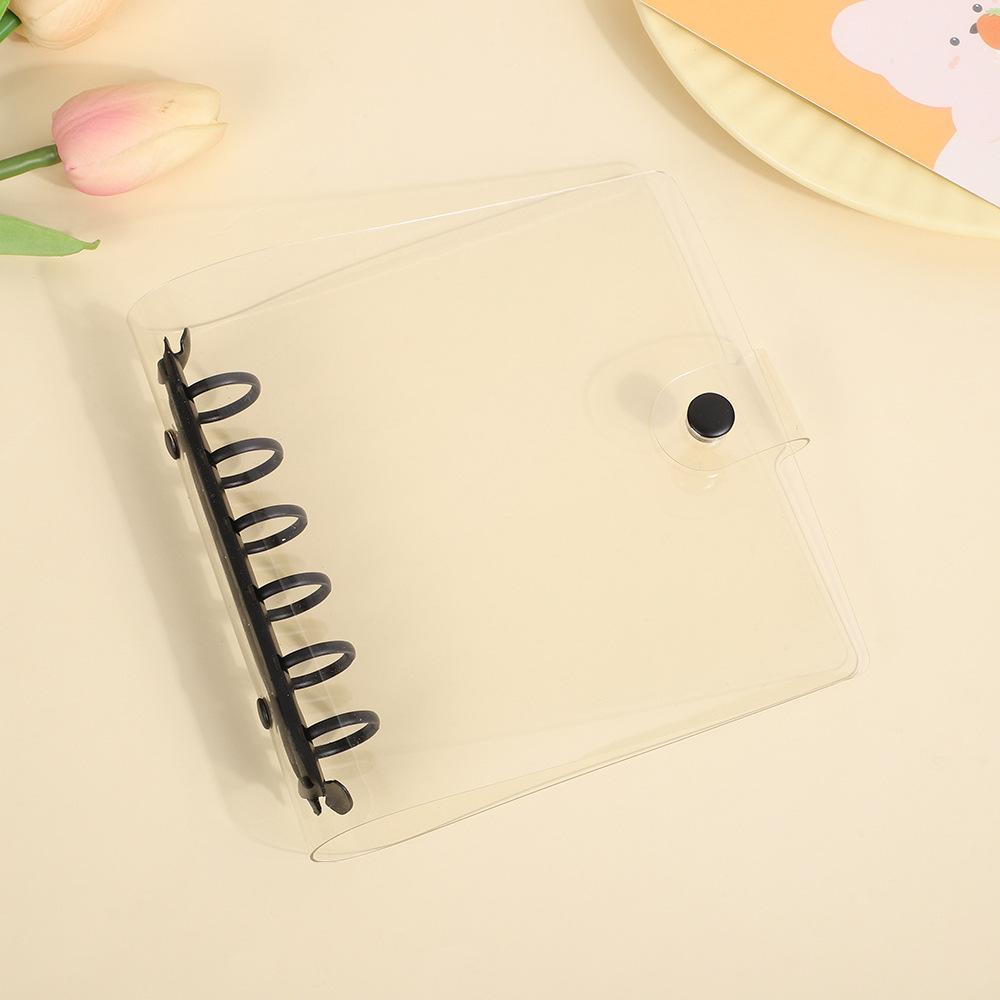 Wide A7 Loose Leaf DIY Document Bag Binder PVC Storage Pocards Collect Book Diary Agenda Planner DIY Cover Album