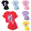 Kpop Demon Hunters Child Short Sleeve Short Pants Parent Child Pajama Set For Sleepwear Comfort