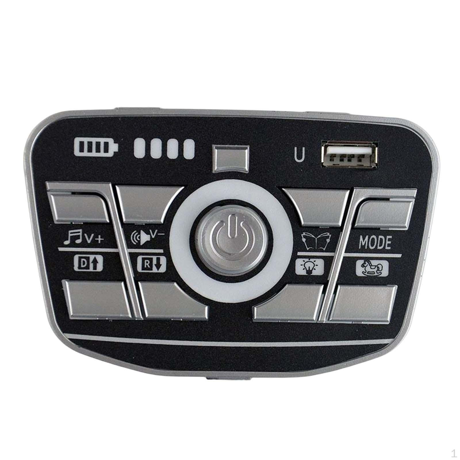 Kids Control Panel, Music Playback, Storytelling Toy Parts, Volume Adjustable, Display Center Panel