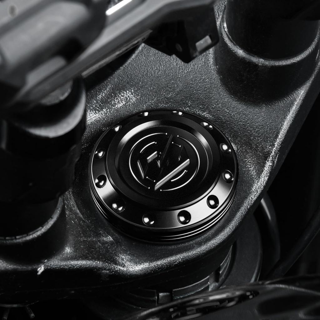 CHINGLAY CNC Aluminum Stem Top Cap Cover / Center Decoration Cover / Triple Tip