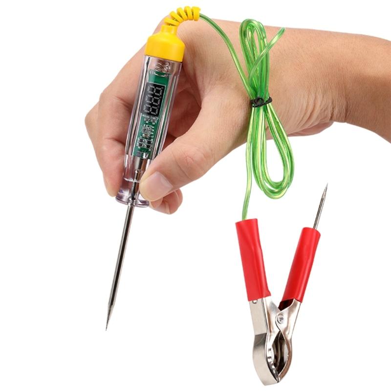 Electrical System Diagnostic Tool Power Probe Pen Circuit Tester Test Digital Display For Car Trailer Motorcycle