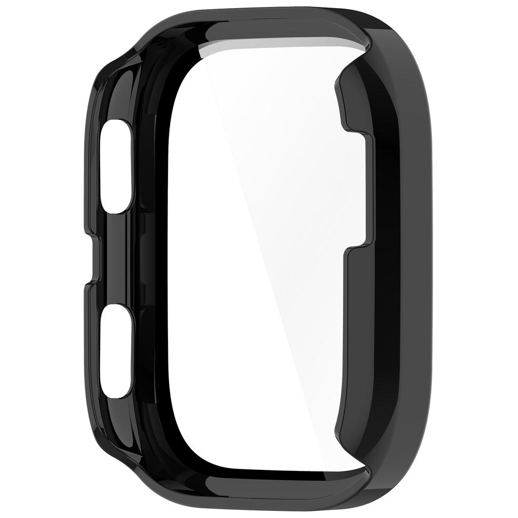 For Huami Amazfit Bip 6 (A2435) Watch Case PC Frame Cover with Tempered Glass Screen Film