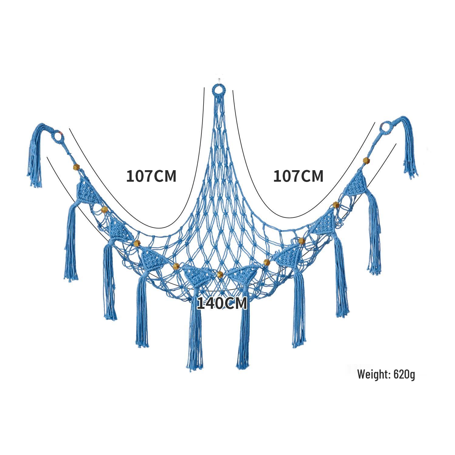 

Треугольная сетка для хранения игрушек на стене - Плюсовый гамак ручной работы