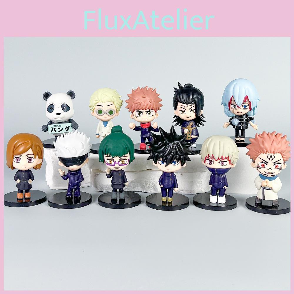 Jujutsu Kaisen Chibi-Stil PVC-Modell-Sammlung mit 11 Figuren zum Verschenken und Ausstellen