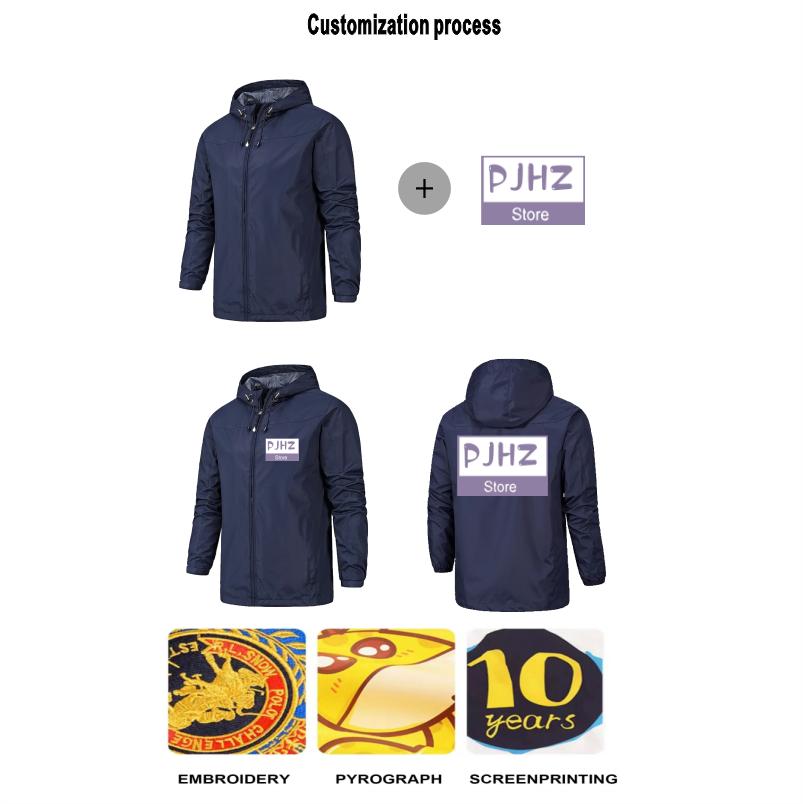Outdoorjacke Winddicht Wasserdicht Atmungsaktiv Dünne Jacken Windbreaker Radfahren Bergsteigen Kleidung Kundendruck