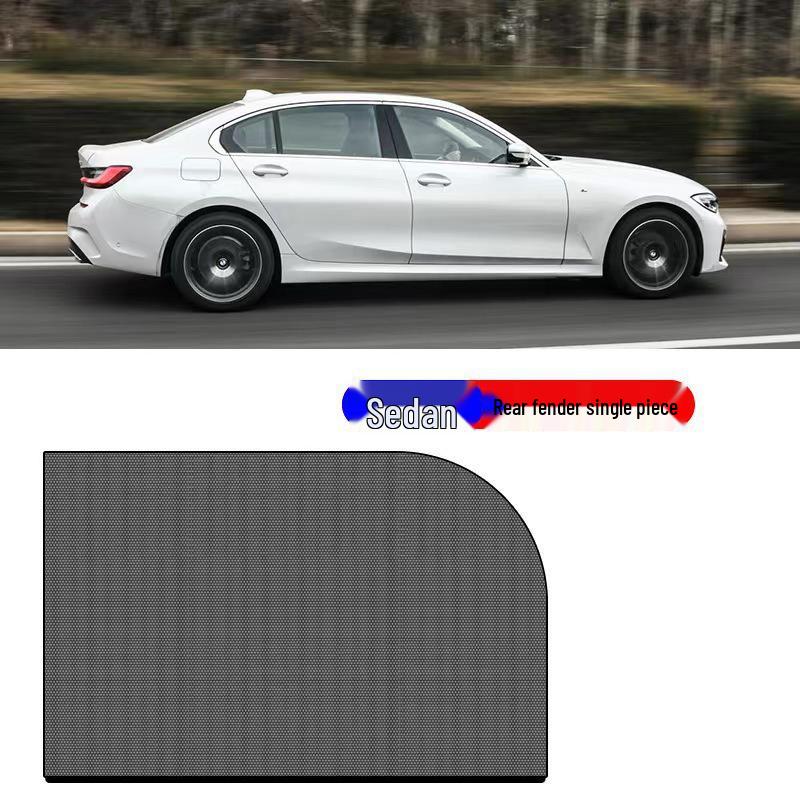 Mosquito-Proof Car Sunshade: Heat-Insulating Window Curtain for Sun Protection & Privacy, Sedan/SUV.