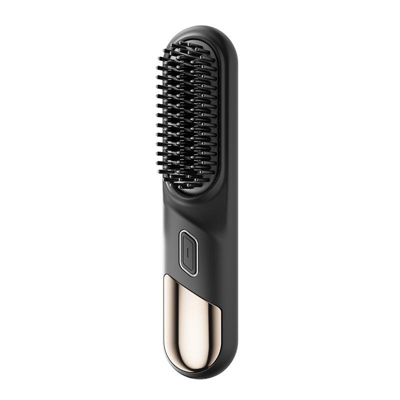 Wireless Ceramic Heated Hair Straightener & Curler with LCD and USB Charging чёрный