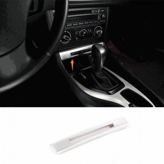 Fit For BMW X1 E84 2013-2015 ABS Silver Center Control Driver Button Frame 1PCS