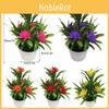 Flower Fake Outdoor False Plants Flowers Artificial Garden Home Decor Pot With