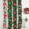 Luminous Christmas Garland and Wreath Ornaments for Shopping Malls, Hotels, and Staircases.