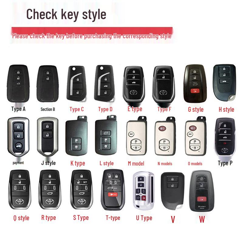 Toyota Key Cover for Corolla, Camry, Levin, Highlander, RAV4, IZOA, Reiz